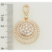 Кулон Xuping Позолота 18K Інкрустація цирконієм для ланцюжка до 4мм фото №2 Кулон Xuping Позолота 18K Інкрустація цирконієм для ланцюжка до 4мм фото №2