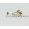 Серьги Xuping TTM Stainless Steel цвет 14K пусеты Колечки с цирконием фото №2 Серьги Xuping TTM Stainless Steel цвет 14K пусеты Колечки с цирконием фото №2