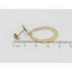 Сережки Xuping TTM Stainless Steel колір 14K пусети Декоративні підвіски фото №2