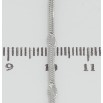 Ланцюжок Xuping ТТМ Stainless Steel колір Родій Плетіння Ювелірний шнур з прокаткою довжина 50см х 2мм фото №2 Ланцюжок Xuping ТТМ Stainless Steel колір Родій Плетіння Ювелірний шнур з прокаткою довжина 50см х 2мм фото №2
