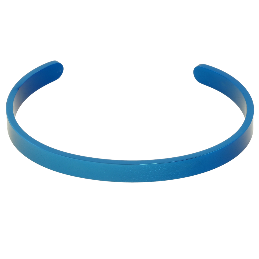 Браслет Xuping ТТМ Stainless Steel колір Blue Класика ø 6см фото №1 Браслет Xuping ТТМ Stainless Steel колір Blue Класика ø 6см фото №1