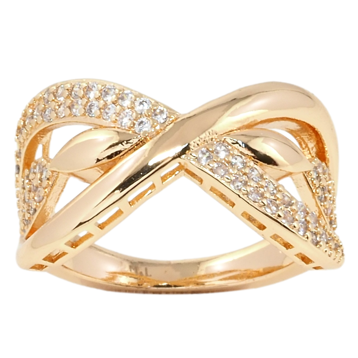 Каблучка Xuping M&L Колір 18К Орнамент із інкрустацією цирконієм фото №13 Каблучка Xuping M&L Колір 18К Орнамент із інкрустацією цирконієм фото №13
