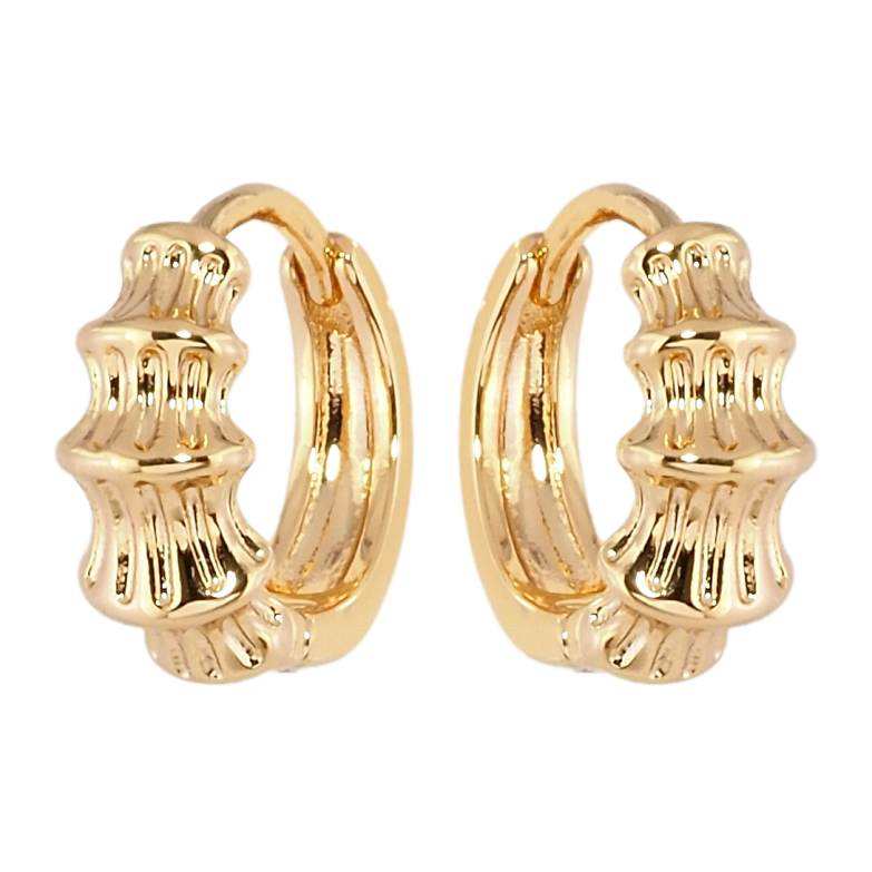 Сережки Xuping Позолота 18K колечка Декоративні фото №4 Сережки Xuping Позолота 18K колечка Декоративні фото №4
