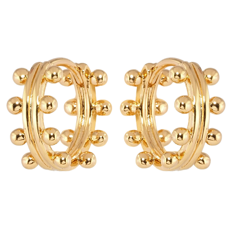 Серьги Xuping Позолота 18K колечки Декоративные фото №3 Серьги Xuping Позолота 18K колечки Декоративные фото №3
