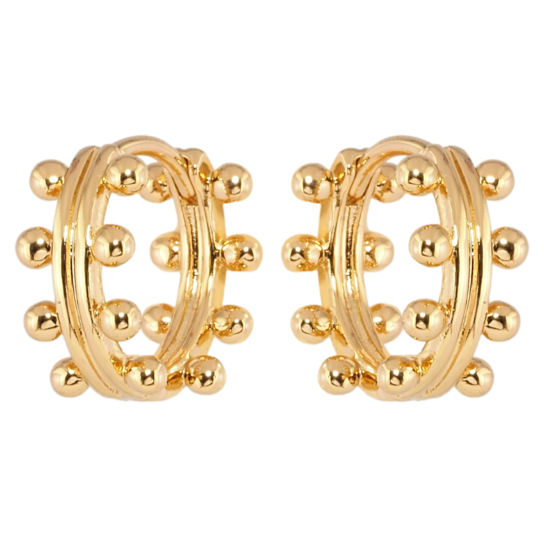 Серьги Xuping Позолота 18K колечки Декоративные фото №7 Серьги Xuping Позолота 18K колечки Декоративные фото №7