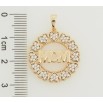 Кулон Xuping Позолота 18K Веночек из сердечек с надписью Мама для цепочки до 5мм фото №3