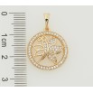 Кулон Xuping Позолота 18K Бабочка инкрустация цирконием для цепочки до 5мм фото №2 Кулон Xuping Позолота 18K Бабочка инкрустация цирконием для цепочки до 5мм фото №2