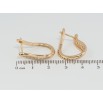 Серьги Xuping Позолота 18K английский замок Капельки с цирконием фото №2 Серьги Xuping Позолота 18K английский замок Капельки с цирконием фото №2