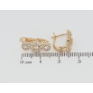 Серьги Xuping Позолота 18K английский замок Узор с инкрустацией цирконием фото №2 Серьги Xuping Позолота 18K английский замок Узор с инкрустацией цирконием фото №2