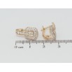 Серьги Xuping Позолота 18K английский замок Инкрустация цирконием фото №2 Серьги Xuping Позолота 18K английский замок Инкрустация цирконием фото №2