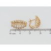 Серьги Xuping Позолота 18K английский замок Декоративный узор с цирконием фото №2 Серьги Xuping Позолота 18K английский замок Декоративный узор с цирконием фото №2