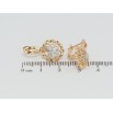 Серьги Xuping Позолота 18K английский замок Цветочки с цирконием фото №2 Серьги Xuping Позолота 18K английский замок Цветочки с цирконием фото №2