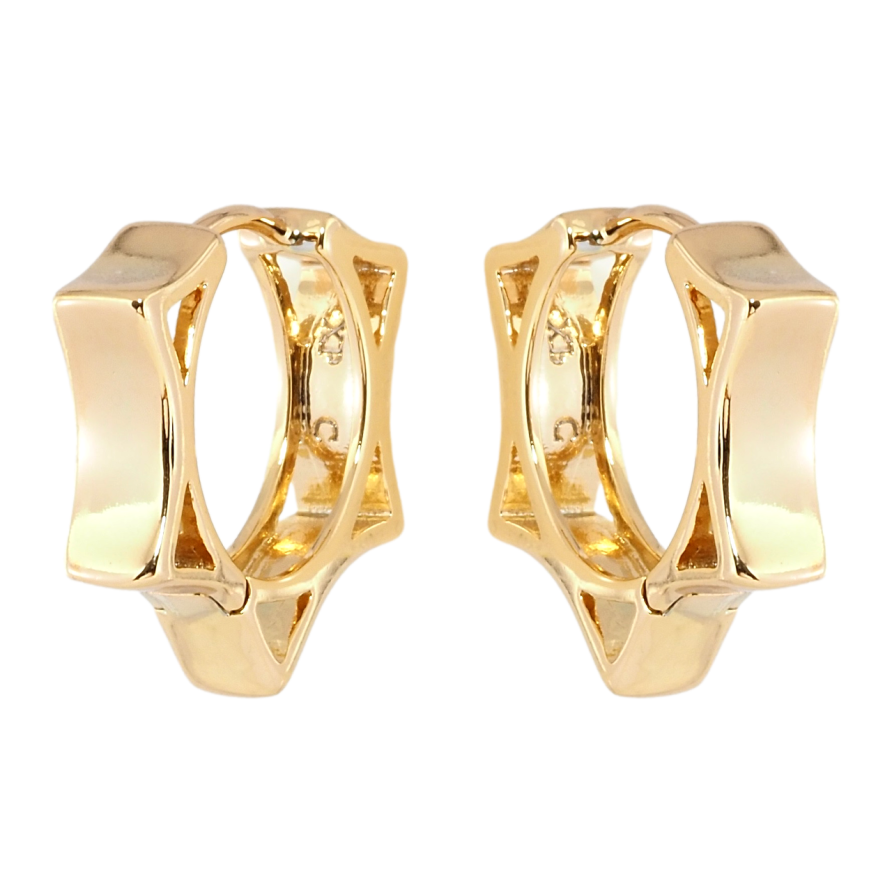 Серьги Xuping Позолота 18K колечки Фигурные фото №1 Серьги Xuping Позолота 18K колечки Фигурные фото №1