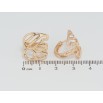Серьги Xuping Позолота 18K колечки Слоны фото №2 Серьги Xuping Позолота 18K колечки Слоны фото №2
