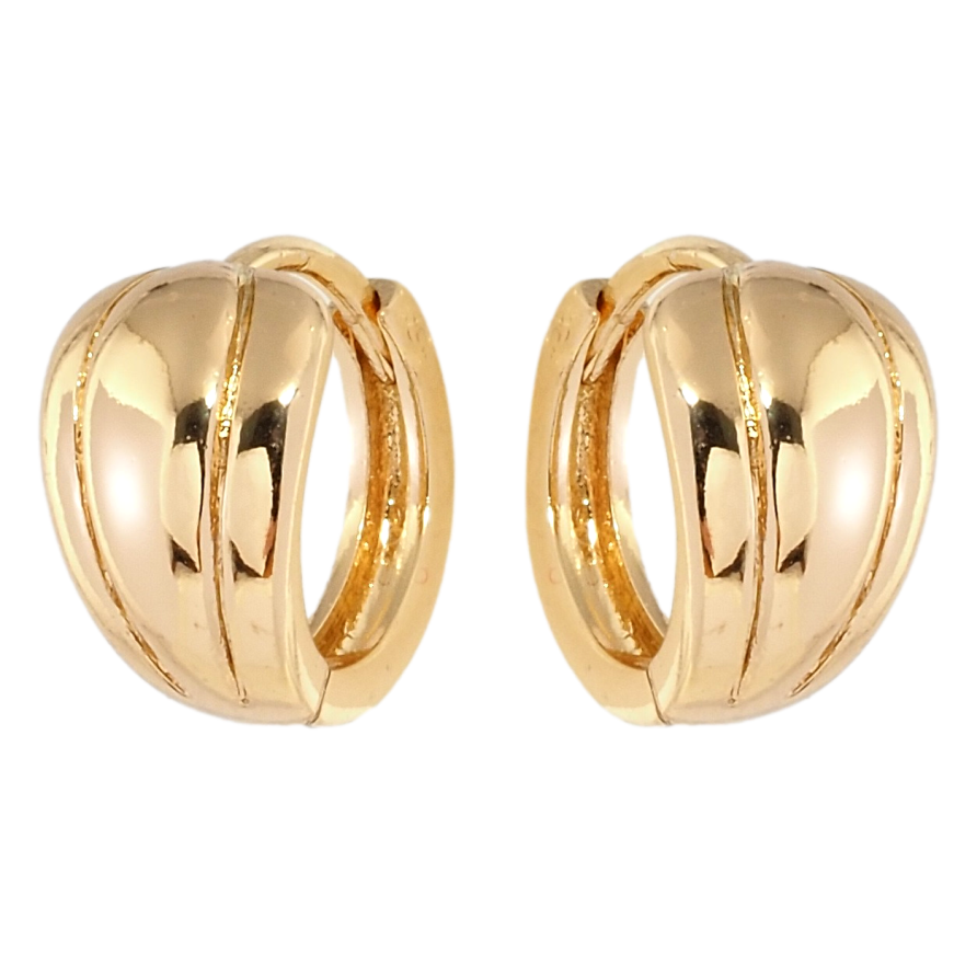 Сережки Xuping Позолота 18K колечка Фігурні фото №1