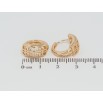 Сережки Xuping Позолота 18K колечка Різний античний орнамент фото №2 Сережки Xuping Позолота 18K колечка Різний античний орнамент фото №2