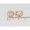Серьги Xuping Позолота 18K колечки Завитки фото №2 Серьги Xuping Позолота 18K колечки Завитки фото №2