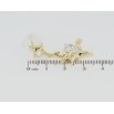 Сережки Xuping QQMM Позолота 14K пусети Зіркові підвіски з фіанітами фото №2 Сережки Xuping QQMM Позолота 14K пусети Зіркові підвіски з фіанітами фото №2