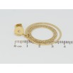 Серьги Xuping TTM Stainless Steel цвет 14K пусеты Кольца с резным узором фото №2 Серьги Xuping TTM Stainless Steel цвет 14K пусеты Кольца с резным узором фото №2