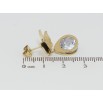 Серьги Xuping TTM Stainless Steel цвет 14K пусеты Бабочки с кристальными подвесками фото №2 Серьги Xuping TTM Stainless Steel цвет 14K пусеты Бабочки с кристальными подвесками фото №2