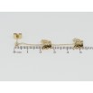 Серьги Xuping TTM Stainless Steel цвет 14K пусеты Подвески бабочки фото №2