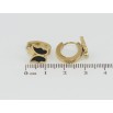 Сережки Xuping TTM Stainless Steel колір 14K колечка Метелики фото №2