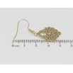 Сережки Xuping TTM Stainless Steel колір 14K французький замок Ажурні підвіски фото №2 Сережки Xuping TTM Stainless Steel колір 14K французький замок Ажурні підвіски фото №2