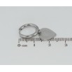 Серьги Xuping TTM Stainless Steel цвет Родий подвески на колечках Сердечки с изображением Елизаветы фото №2 Серьги Xuping TTM Stainless Steel цвет Родий подвески на колечках Сердечки с изображением Елизаветы фото №2