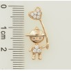 Кулон Xuping Позолота 18K Хлопчик із серцем для ланцюжка до 2 мм фото №2 Кулон Xuping Позолота 18K Хлопчик із серцем для ланцюжка до 2 мм фото №2