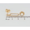 Серьги Xuping Позолота 18K пусеты Декоративные подвески с цветочками и жемчужинами фото №2 Серьги Xuping Позолота 18K пусеты Декоративные подвески с цветочками и жемчужинами фото №2