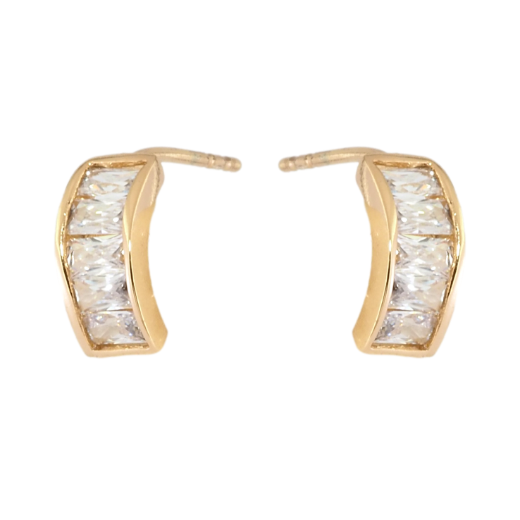Серьги Xuping Позолота 18K пусеты Дорожки прямоугольных кристаллов фото №25 Серьги Xuping Позолота 18K пусеты Дорожки прямоугольных кристаллов фото №25
