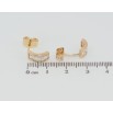 Серьги Xuping Позолота 18K пусеты Дорожки прямоугольных кристаллов фото №2 Серьги Xuping Позолота 18K пусеты Дорожки прямоугольных кристаллов фото №2