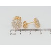 Серьги Xuping Позолота 18K пусеты Пышные кристальные цветочки ø 10мм фото №2 Серьги Xuping Позолота 18K пусеты Пышные кристальные цветочки ø 10мм фото №2
