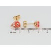 Серьги Xuping Позолота 18K пусеты Декоративные кристальные капельки фото №2 Серьги Xuping Позолота 18K пусеты Декоративные кристальные капельки фото №2