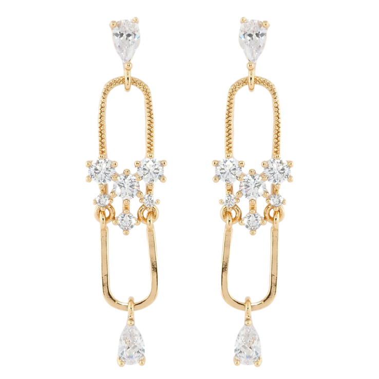 Серьги Xuping Позолота 18K пусеты Декоративные подвески с кристальным орнаментом фото №8 Серьги Xuping Позолота 18K пусеты Декоративные подвески с кристальным орнаментом фото №8