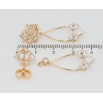 Серьги Xuping Позолота 18K пусеты Звездное мерцание 2 в 1 фото №2 Серьги Xuping Позолота 18K пусеты Звездное мерцание 2 в 1 фото №2