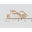 Серьги Xuping Позолота 18K пусеты Романтика сердец с цирконием фото №2 Серьги Xuping Позолота 18K пусеты Романтика сердец с цирконием фото №2