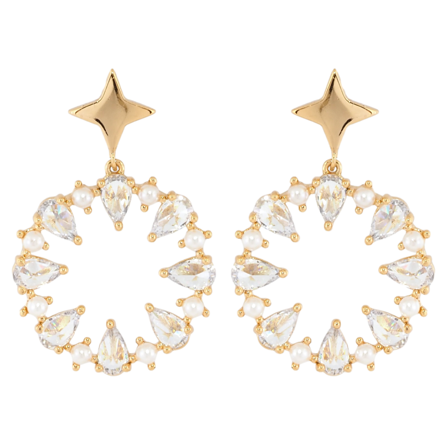 Серьги Xuping Позолота 18K пусеты Девичьи грезы фото №1 Серьги Xuping Позолота 18K пусеты Девичьи грезы фото №1