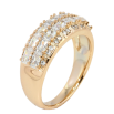 Кольцо Xuping Позолота 18K Инкрустация цирконием фото №2 Кольцо Xuping Позолота 18K Инкрустация цирконием фото №2
