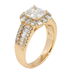 Кольцо Xuping Позолота 18K Инкрустация цирконием фото №2 Кольцо Xuping Позолота 18K Инкрустация цирконием фото №2