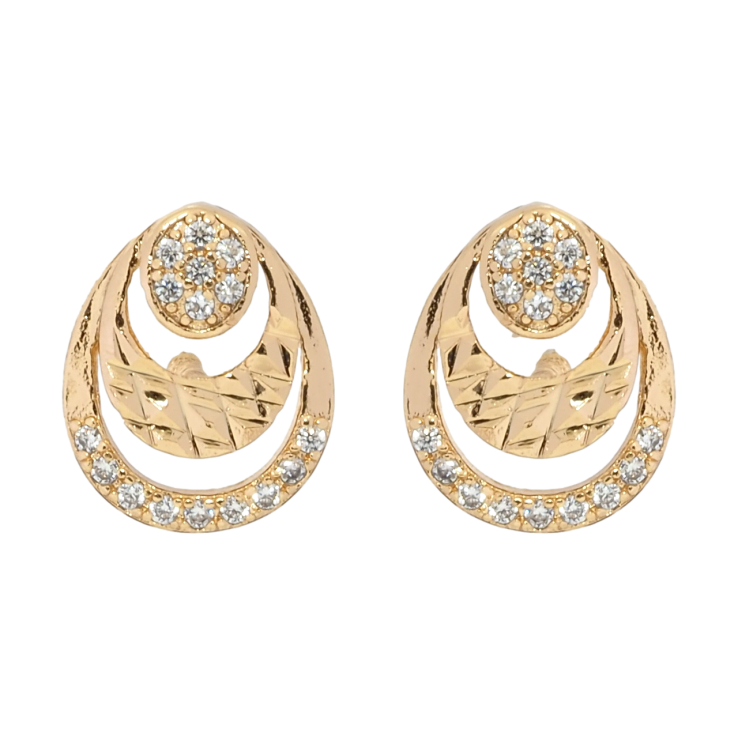 Серьги Xuping Позолота 18K пусеты Единство фото №18 Серьги Xuping Позолота 18K пусеты Единство фото №18