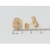 Серьги Xuping Позолота 18K пусеты Единство фото №2 Серьги Xuping Позолота 18K пусеты Единство фото №2