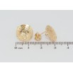Серьги Xuping Позолота 18K пусеты Четыре кристалла с круглой резной накладкой ø 13мм фото №2 Серьги Xuping Позолота 18K пусеты Четыре кристалла с круглой резной накладкой ø 13мм фото №2