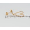 Серьги Xuping Позолота 18K пусеты Романтичные подвески с цирконием фото №2