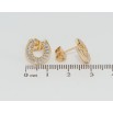 Серьги Xuping Позолота 18K пусеты Подковы с цирконием фото №2 Серьги Xuping Позолота 18K пусеты Подковы с цирконием фото №2