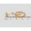 Серьги Xuping Позолота 18K пусеты Ажурные овалы с кристаллами фото №2 Серьги Xuping Позолота 18K пусеты Ажурные овалы с кристаллами фото №2