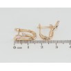 Серьги Xuping Позолота 18K английский замок Феерия с цветными фианитами фото №2 Серьги Xuping Позолота 18K английский замок Феерия с цветными фианитами фото №2