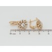 Серьги Xuping Позолота 18K английский замок Цветок с цирконием фото №2 Серьги Xuping Позолота 18K английский замок Цветок с цирконием фото №2