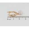 Серьги Xuping Позолота 18K английский замок Кристальные цветочки фото №2 Серьги Xuping Позолота 18K английский замок Кристальные цветочки фото №2