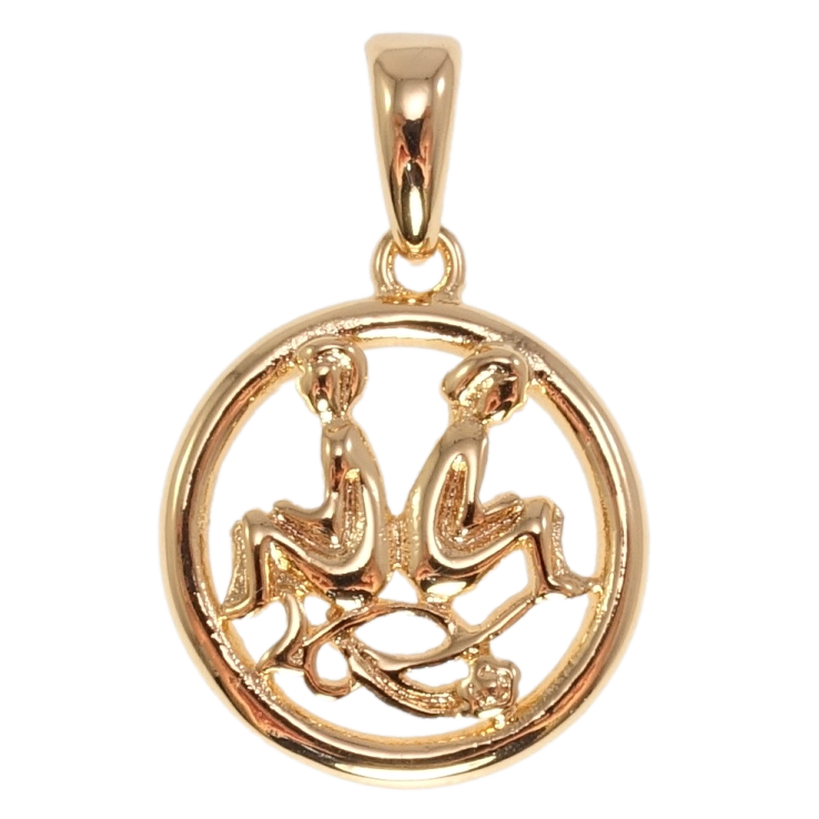 Кулон Fallon Позолота 18K Знак Зодиака Близнецы фото №20